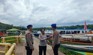 Patroli Pantai Rutin Satpolairud Polres Cianjur Di Pantai Jayanti