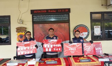 Press Release Pengungkapan Kasus Narkotika, Polres Cianjur Amankan Sabu Seberat 648,75 Gram